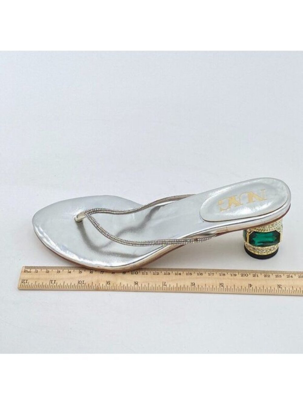 Women Fashion Thong Mid Heel Sandals Casual Flip Flops Open Almond Toe Daily